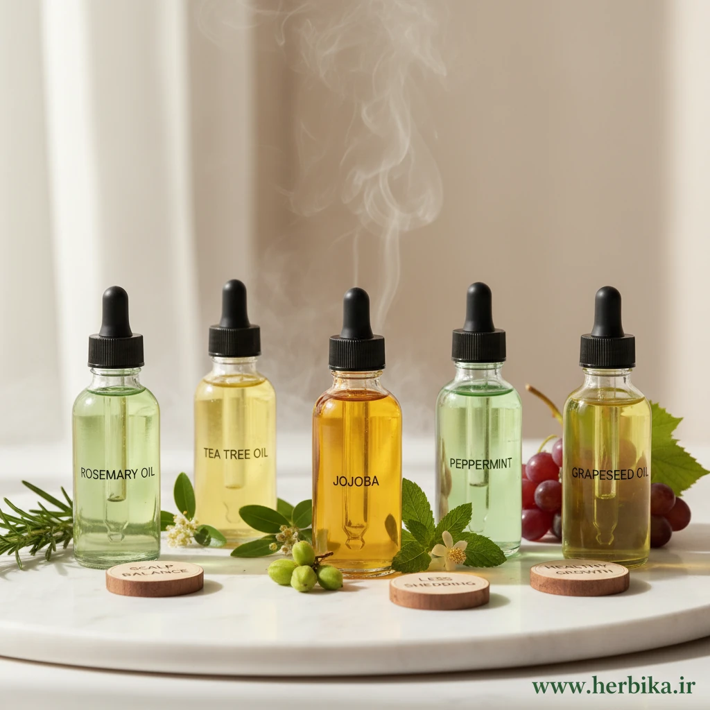 بهترین روغن‌های گیاهی برای کنترل ریزش موی چرب